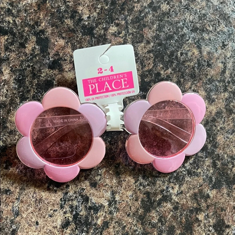 The Children's Place Pink Flower Sunglasses